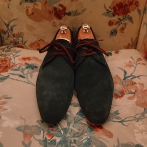 Ted Baker Navy Suede Derby